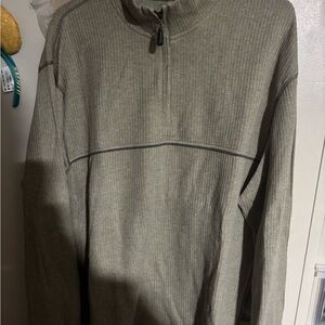 Van Heusen Men's Tan Zip-Up Sweater